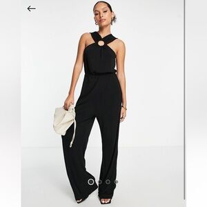 & other stories ring detail wide leg jumpsuit